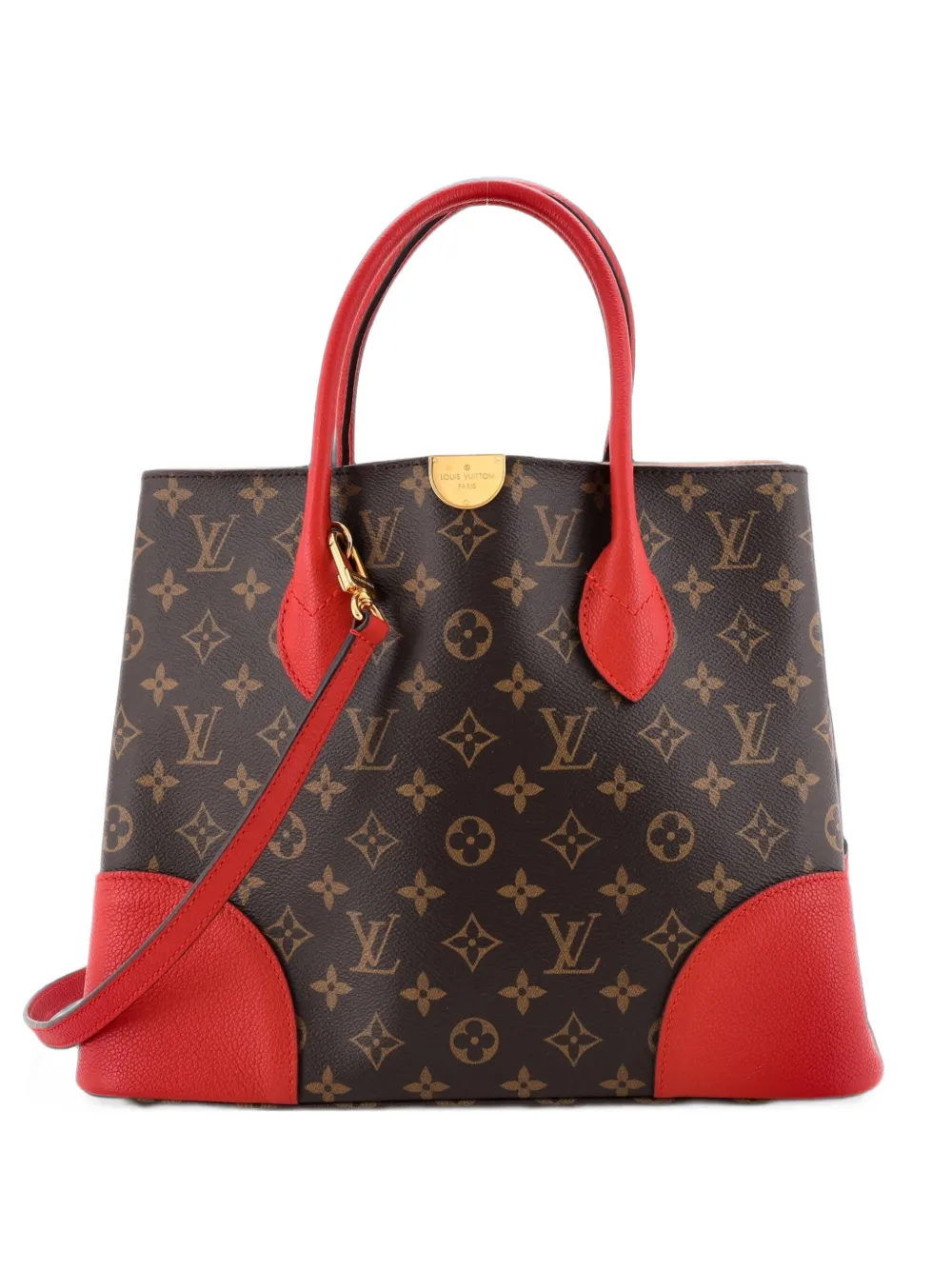 Louis Vuitton Pre-Owned Flandrin Tote Bag aus Canvas und Leder - Rot