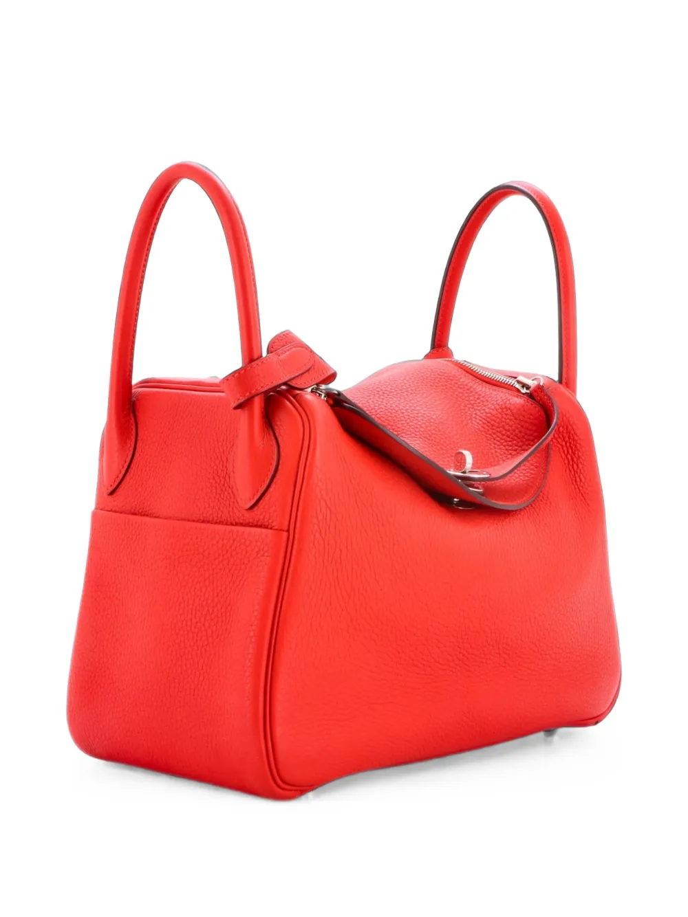 Hermès Pre-Owned Lindy Bag Clemence Schultertasche 30cm - Rot