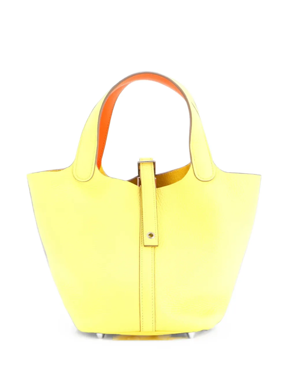 Hermès Pre-Owned Eclat Picotin Lock Bag Clemence PM tote bag - Arancione