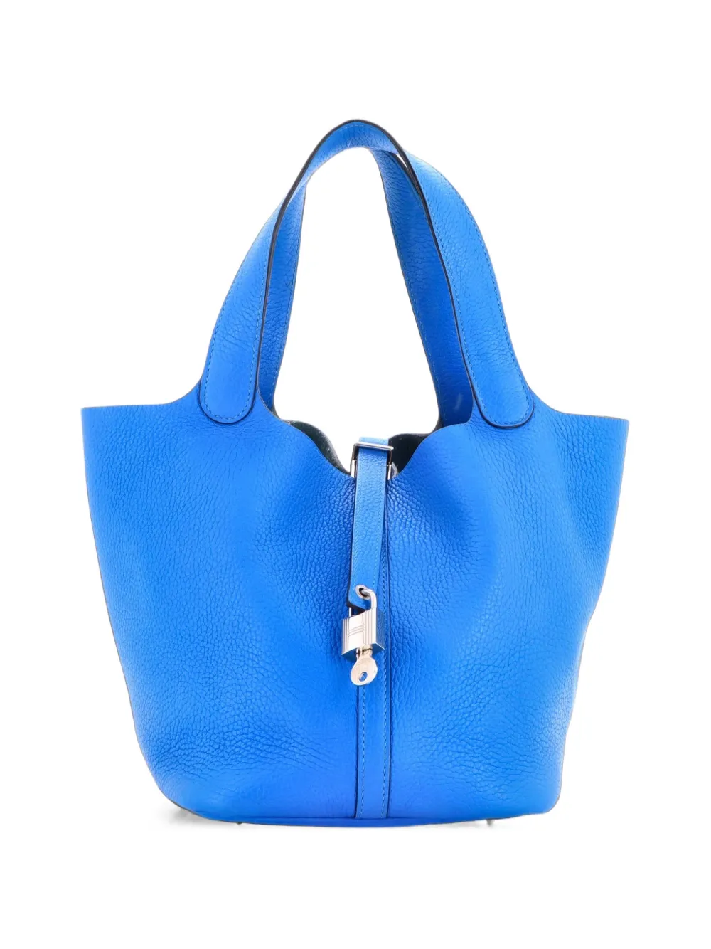 Hermès Pre-Owned Picotin Lock Bag Clemence MM Beuteltasche - Blau