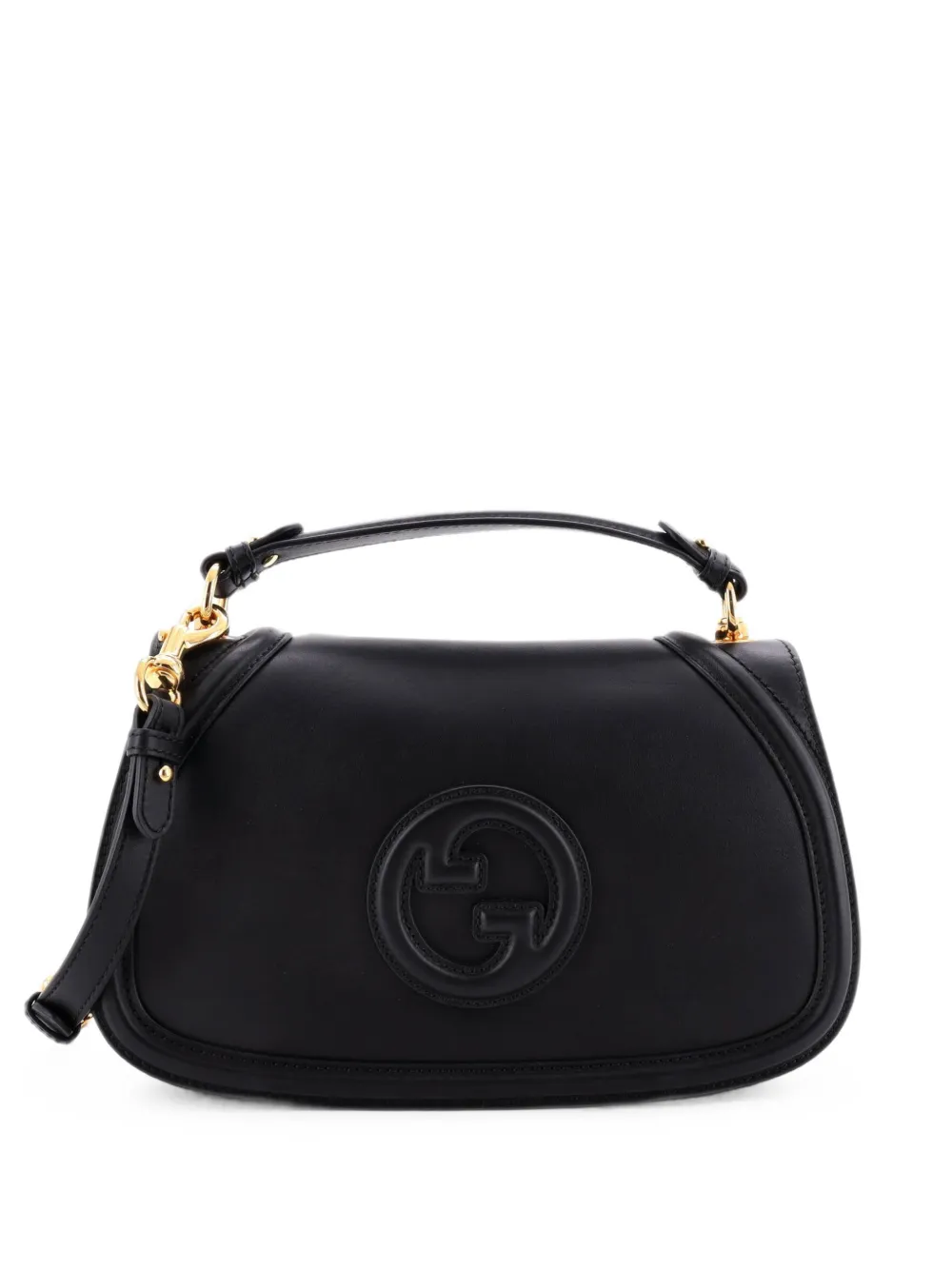 Gucci Pre-Owned Blondie NM Top Handle Bag Leather Large shoulder bag - Nero