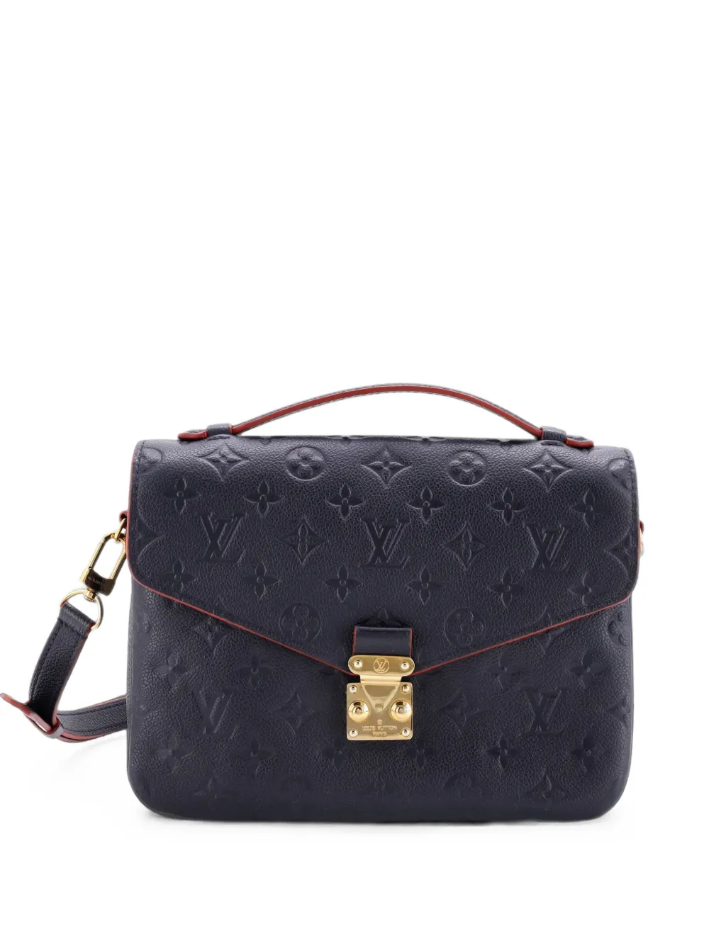Louis Vuitton Pre-Owned Pochette Metis Monogram Empreinte Giant Umhängetasche - Blau