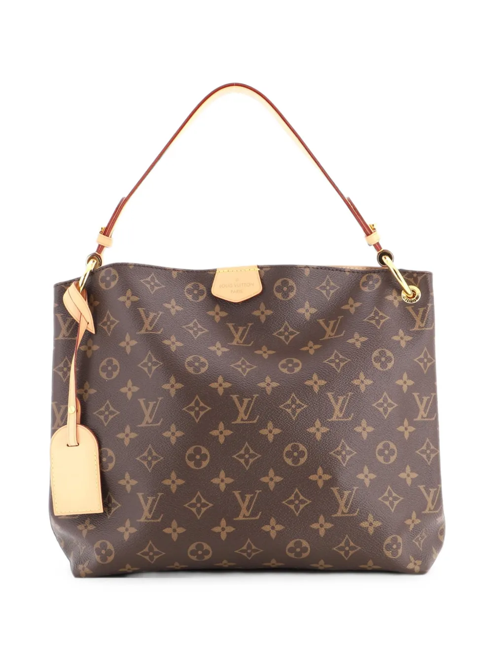 Louis Vuitton Pre-Owned Graceful Handbag Monogram Canvas PM hobo bag - Marrone