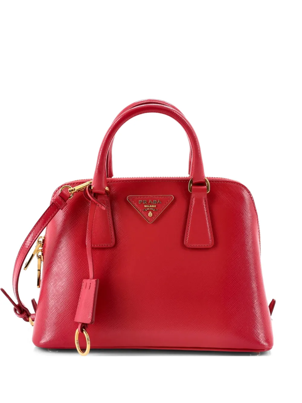Prada Pre-Owned Promenade Bag Vernice Saffiano Leather Small satchel - Rosa