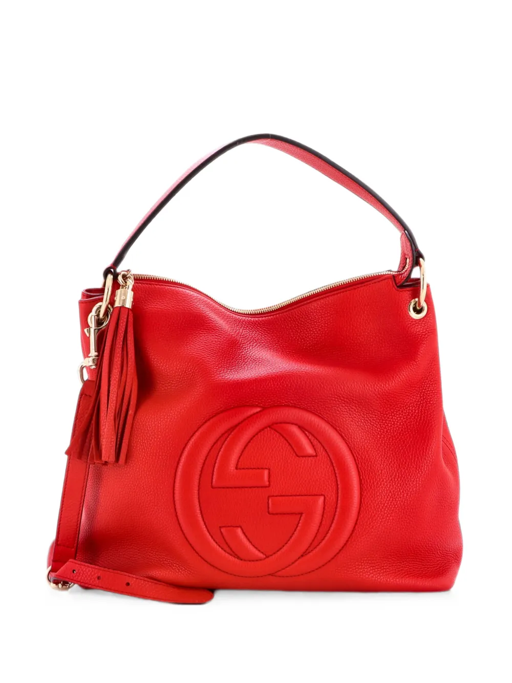 Gucci Pre-Owned grand cabas Soho Convertible en cuir - Rouge Gucci Pre-Owned grand cabas Soho Convertible en cuir - Rouge