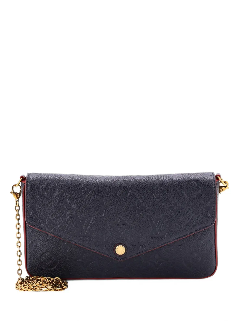 Louis Vuitton Pre-Owned Felicie Pochette Monogram Empreinte Leather crossbody bag - Blau