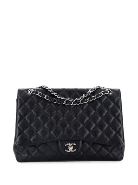CHANEL Pre-Owned Classic Single Flap Bag Quilted Caviar Maxi shoulder bag