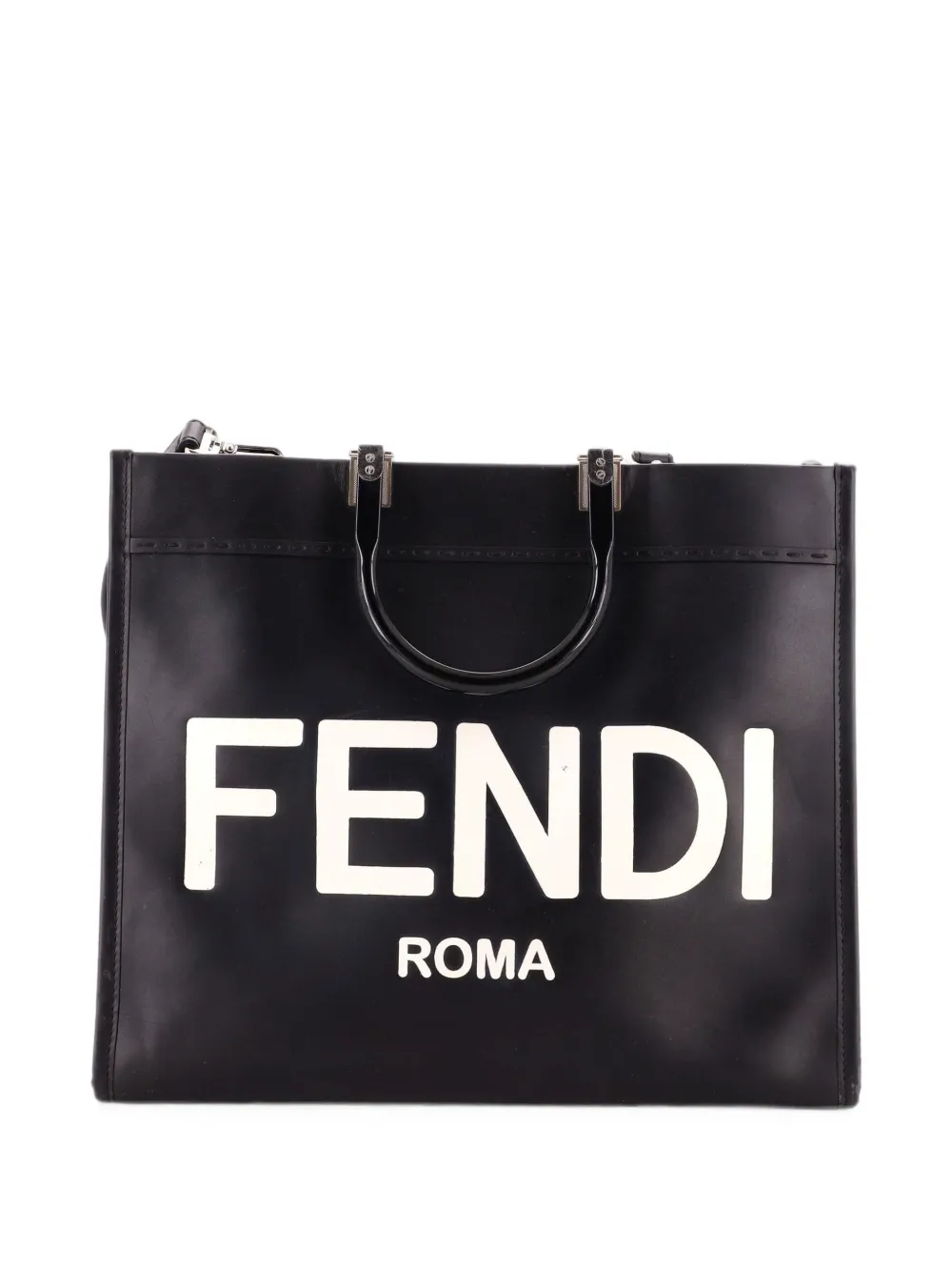 Fendi Pre-Owned Mittelgroßer Sunshine Shopper Tote Bag - Schwarz
