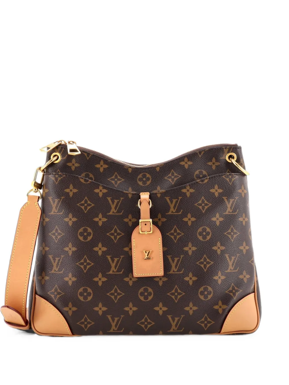 Louis Vuitton Pre-Owned Odeon NM Handbag Monogram Canvas MM crossbody bag - Marrone