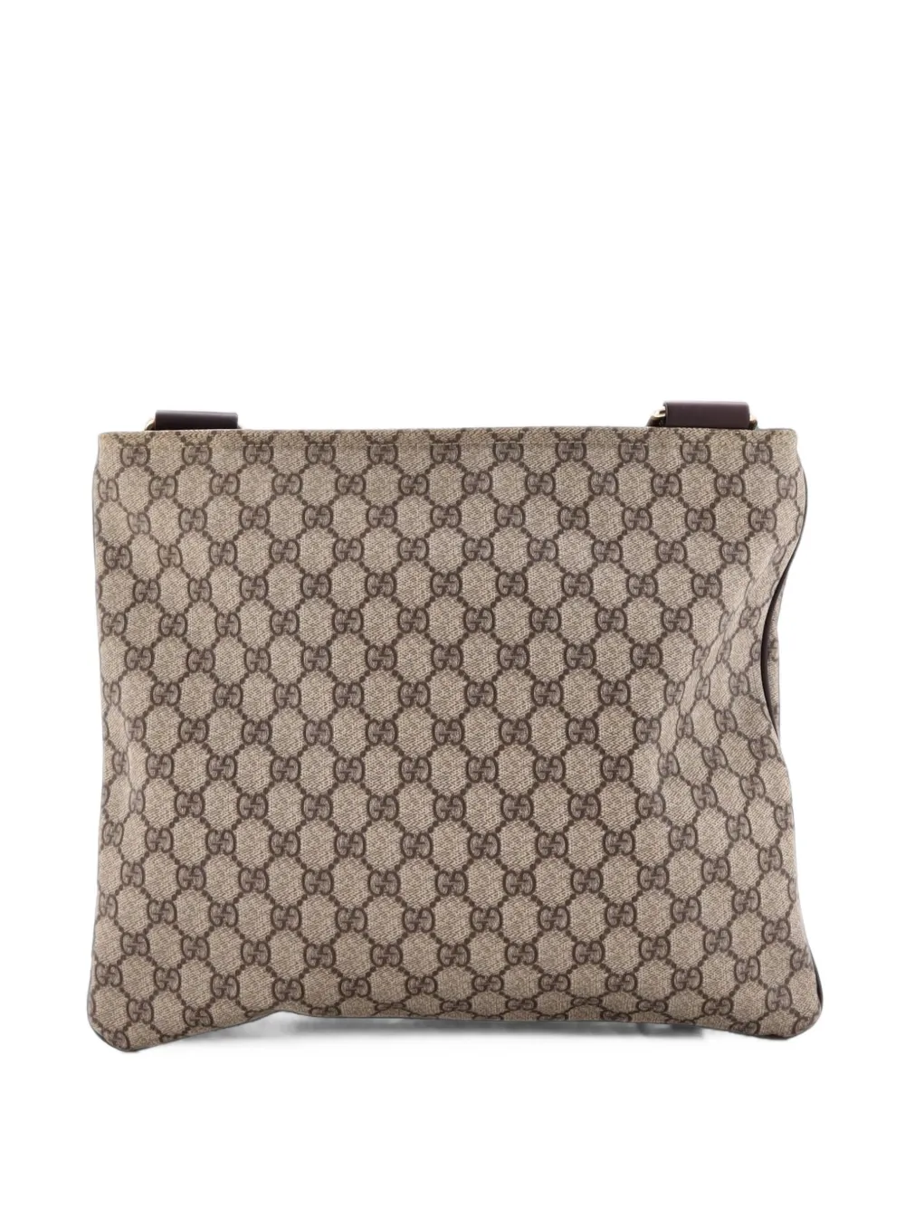 Gucci Pre-Owned Große Kuriertasche aus beschichtetem GG-Canvas mit Reißverschluss - Braun
