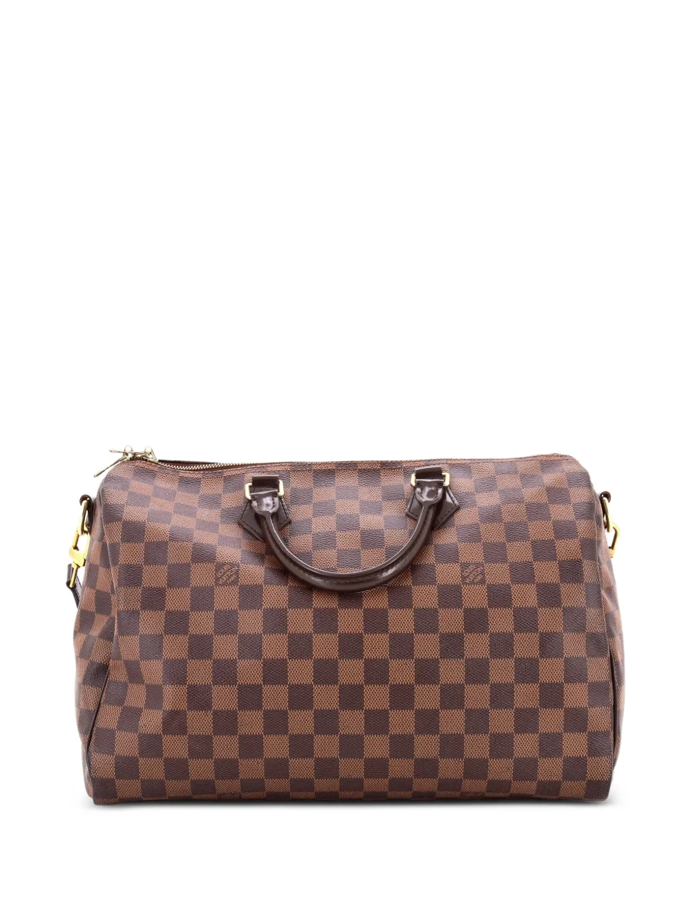Louis Vuitton Pre-Owned Speedy Bandouliere Bag Damier 35 satchel - Brown