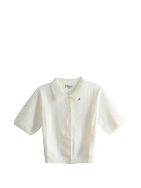 Malbon Golf Ren pointelle-knit top