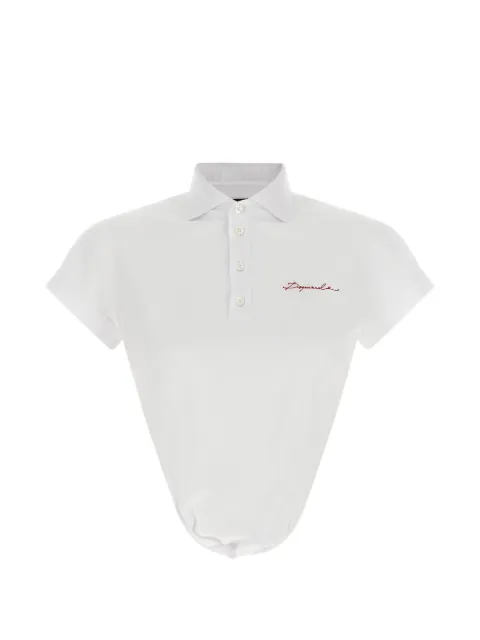 DSQUARED2 logo-embroidered polo shirt