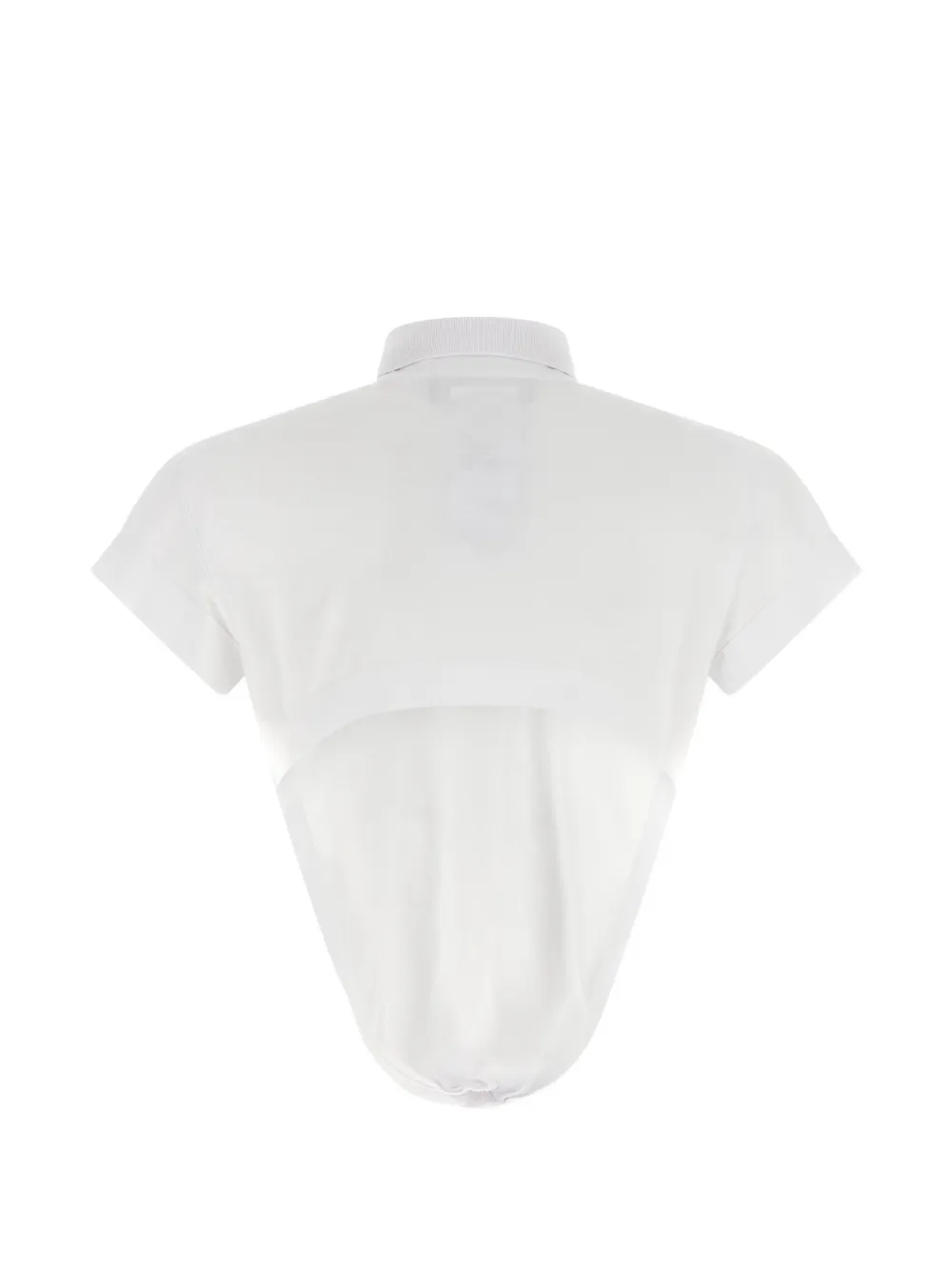 DSQUARED2 logo-embroidered polo shirt Wit