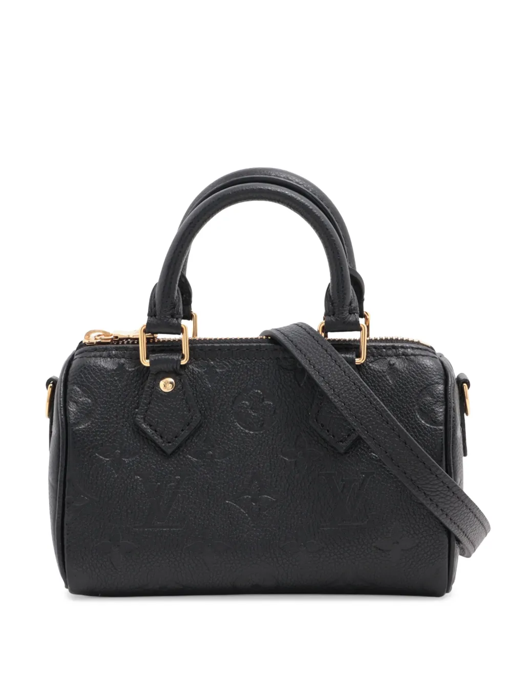 Louis Vuitton Pre-Owned 2021-2026 Monogram Empreinte Nano Speedy Bandouliere satchel - Nero