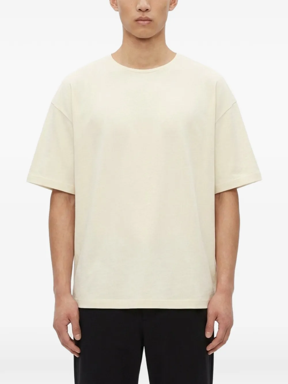 FEAR OF GOD ESSENTIALS T-shirt met logopatch Wit