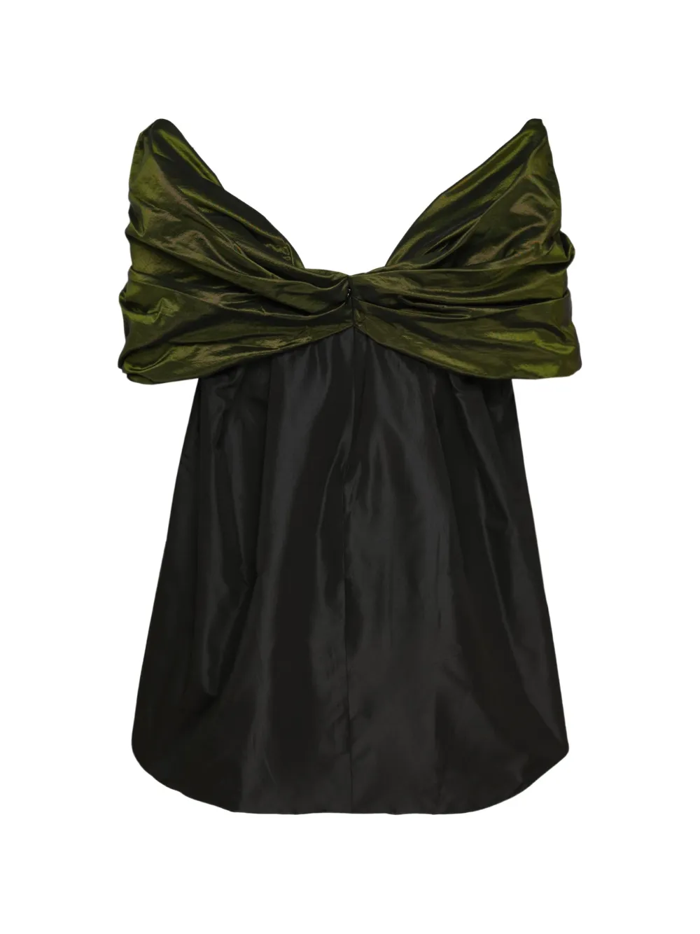 Simone Rocha gathered bow top - Nero