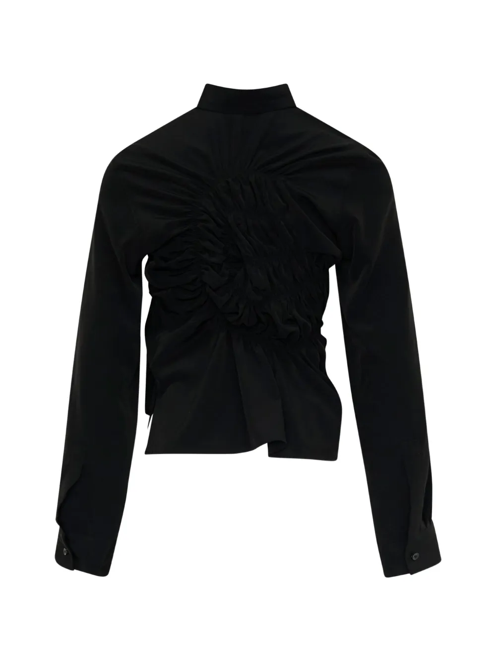 Y's Asymmetrische blouse Zwart