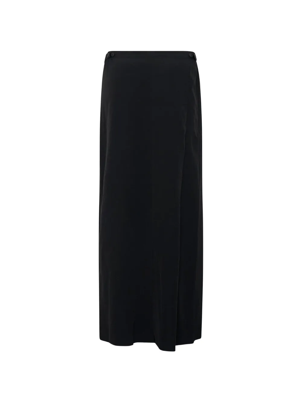 Yohji Yamamoto Wikkelrok met plooien Zwart
