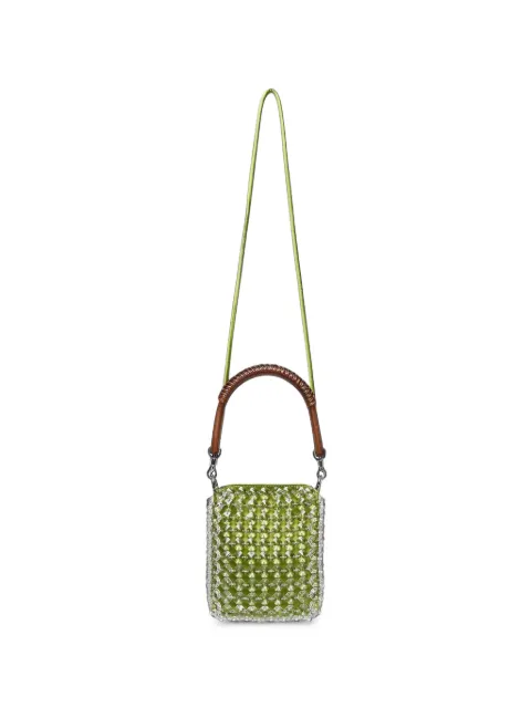 Self-Portrait bolso de hombro con detalles de cristal