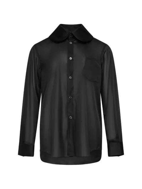 Comme Des Garçons sheer blouse