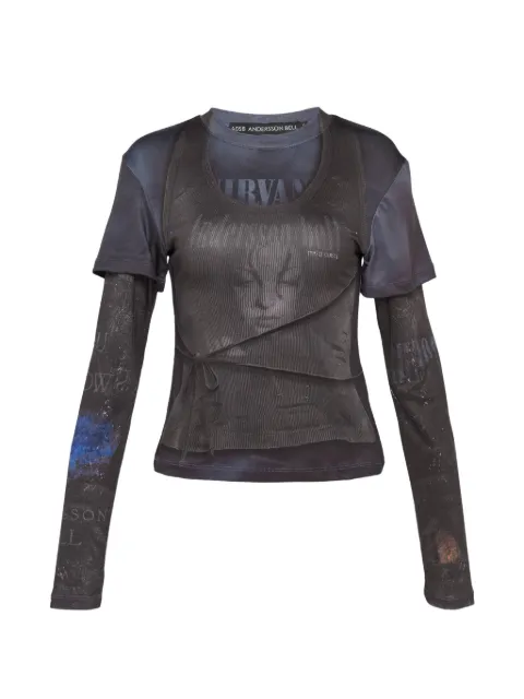 Andersson Bell Rock Archive layered T-shirt