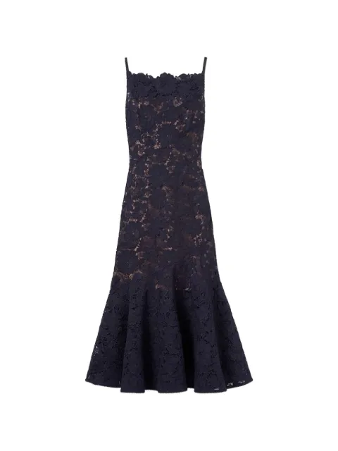 Self-Portrait spiral lace midi dress