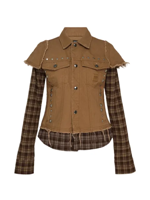 Andersson Bell layered studded shirt
