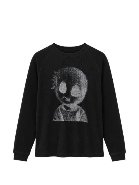 Andersson Bell Alien Machinery waffle-knit T-shirt