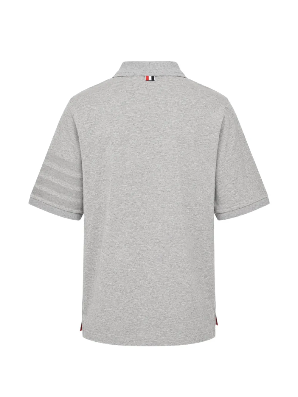 Thom Browne Jersey Ottoman 4-Bar poloshirt Grijs