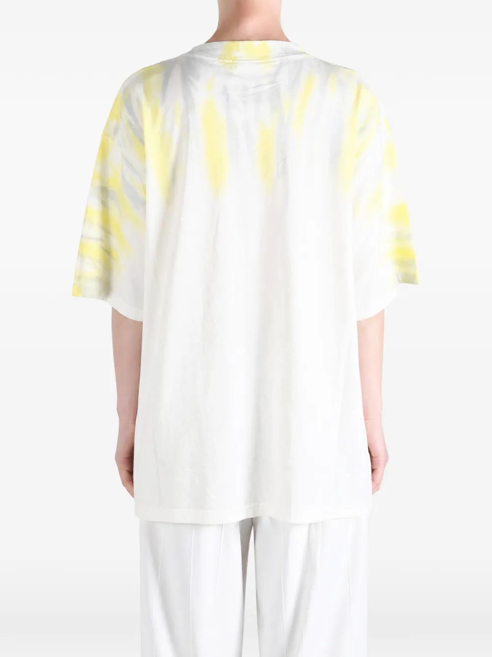Balenciaga Extreme T-shirt met tie-dye-print Wit