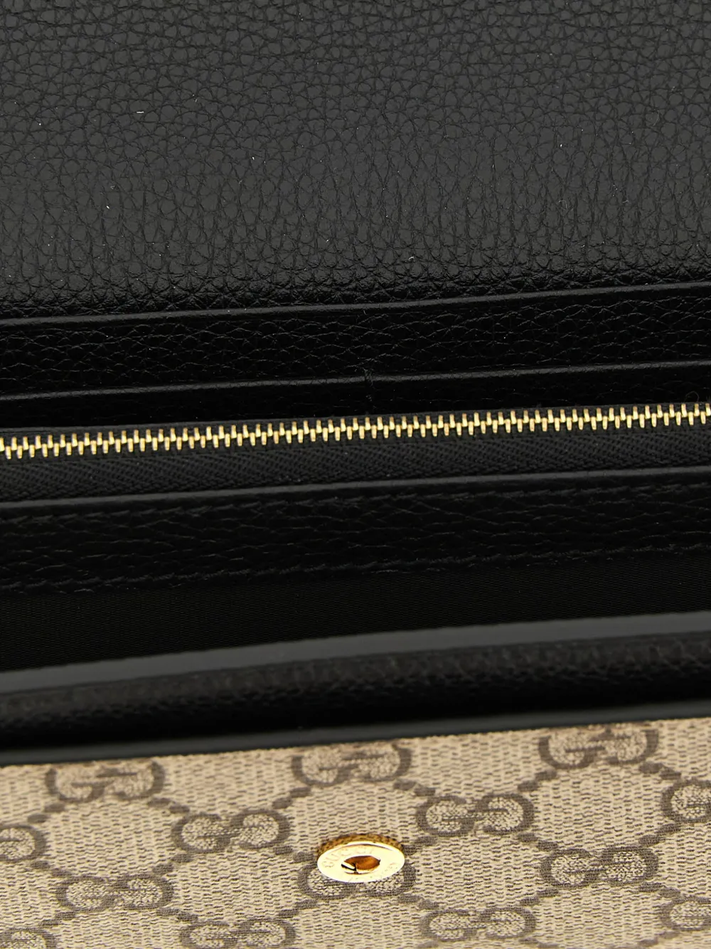 Gucci GG-Marmont portemonnee met ketting Beige