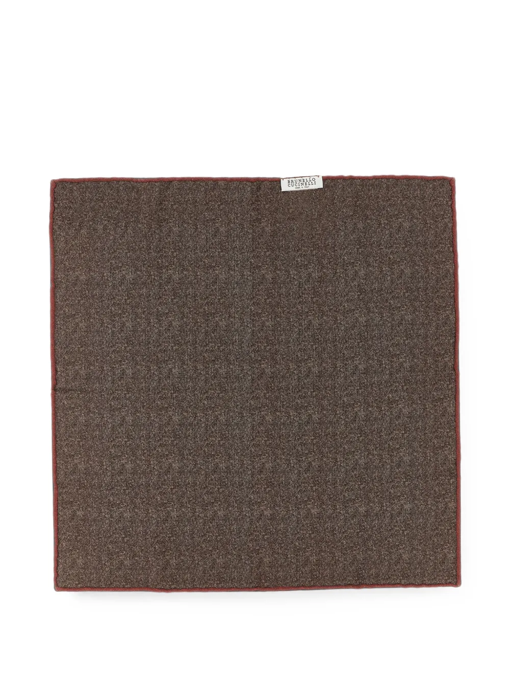 Brunello Cucinelli Pochet met krijtstreep-patroon Bruin