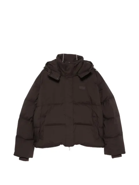 Gestuz quilted hooded puffer jacket