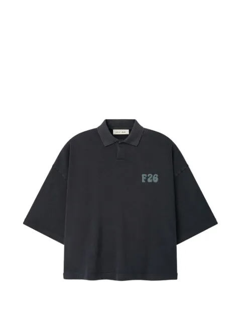 FEAR OF GOD ESSENTIALS cropped polo shirt