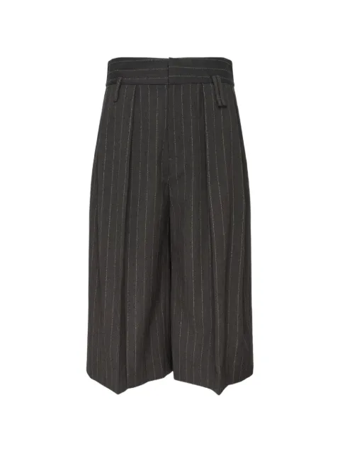 Simone Rocha pinstripe pleated shorts