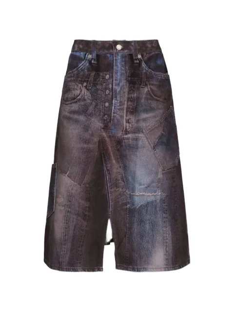 Andersson Bell Illusion patchwork midi skirt