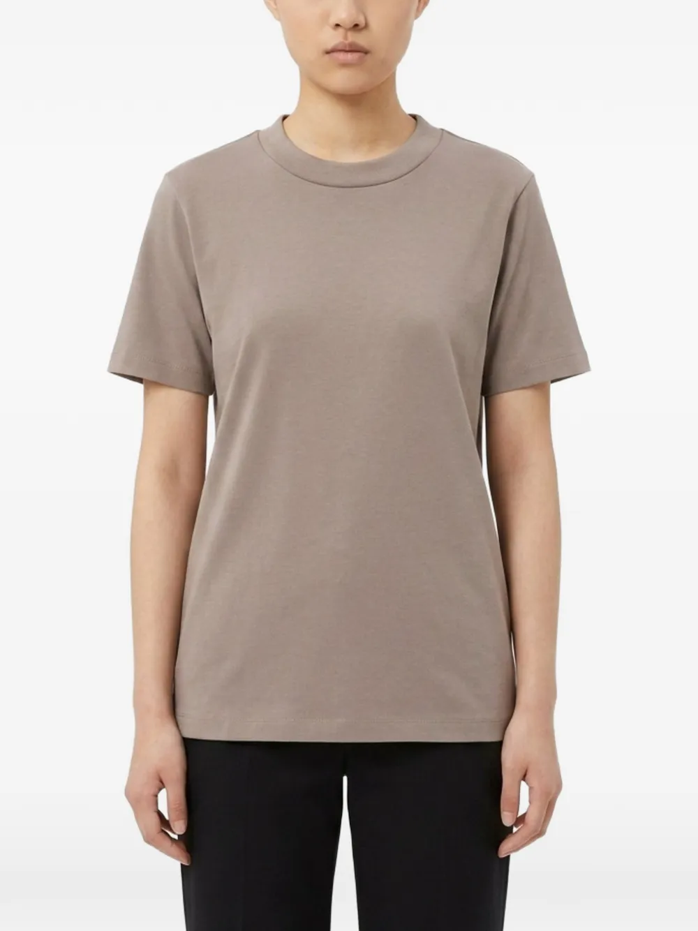 FEAR OF GOD ESSENTIALS ribbed logo-patch T-shirt
