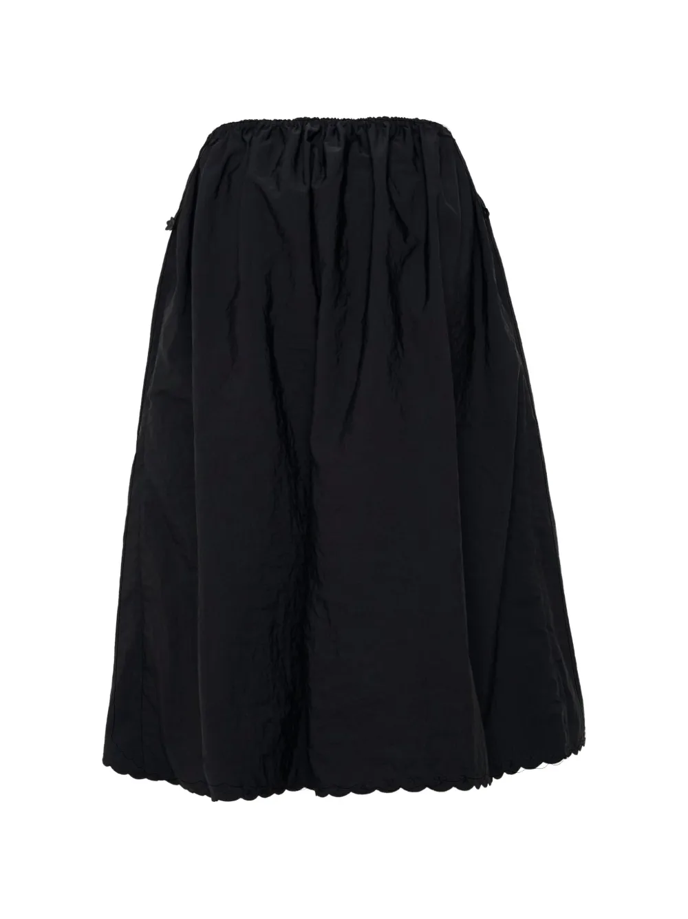 Cecilie Bahnsen Fiella Embroidered Midi Skirt in Black, view 2
