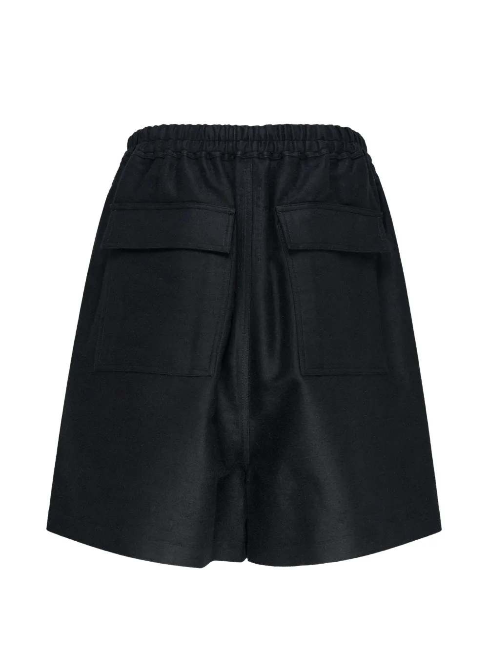 Rick Owens Faun elasticated shorts Zwart