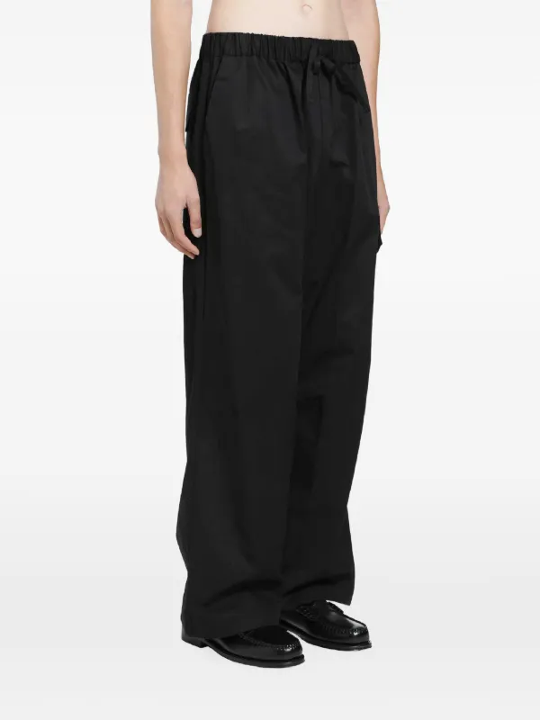 Simone Rocha Drawstring Cargo Pants in Black