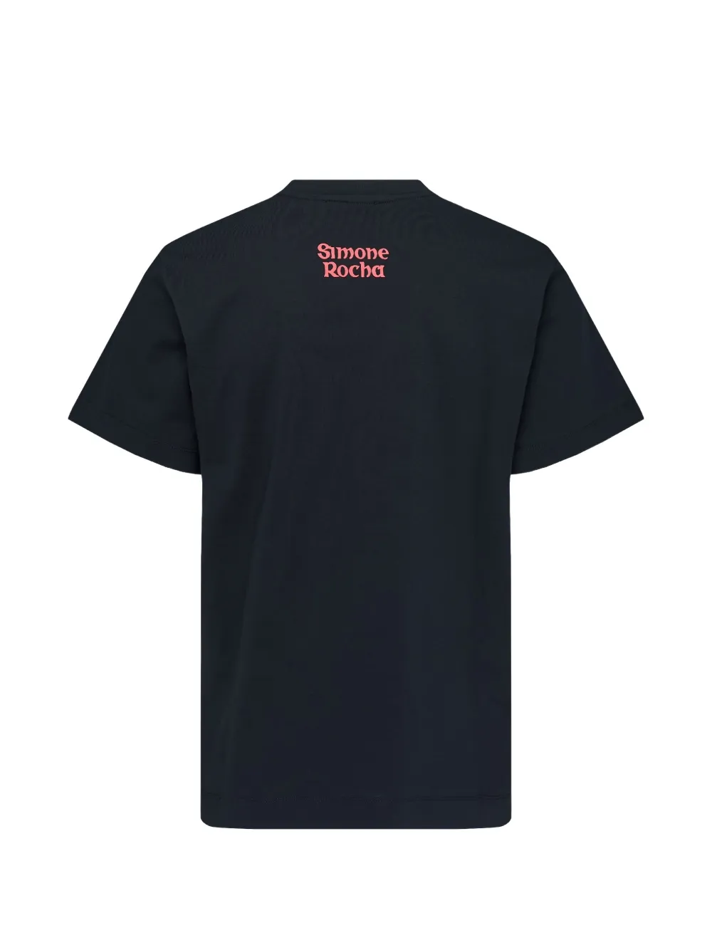 Simone Rocha Coming Up Roses print T-shirt Zwart