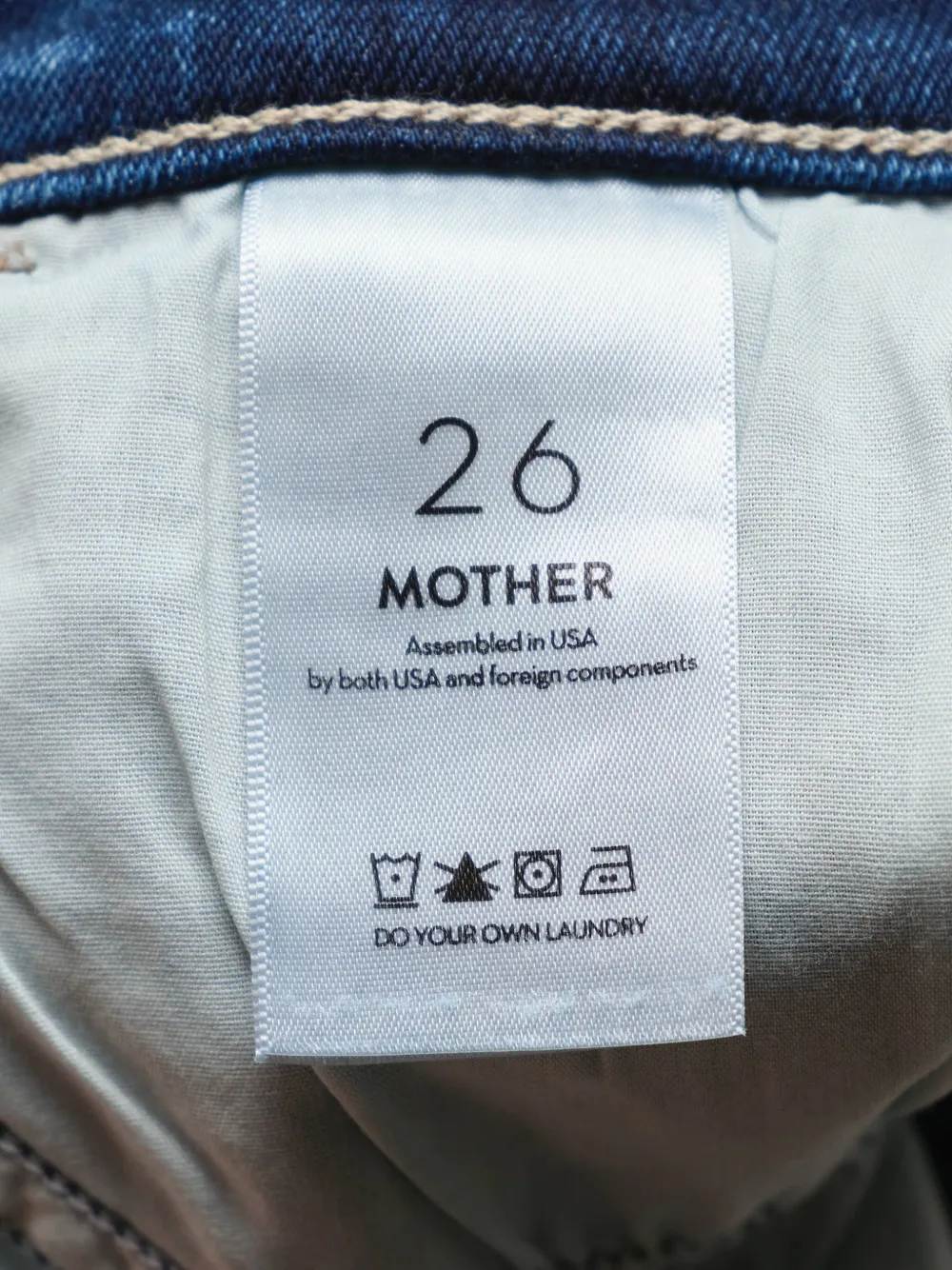 MOTHER Lil Hustler jeans Blauw