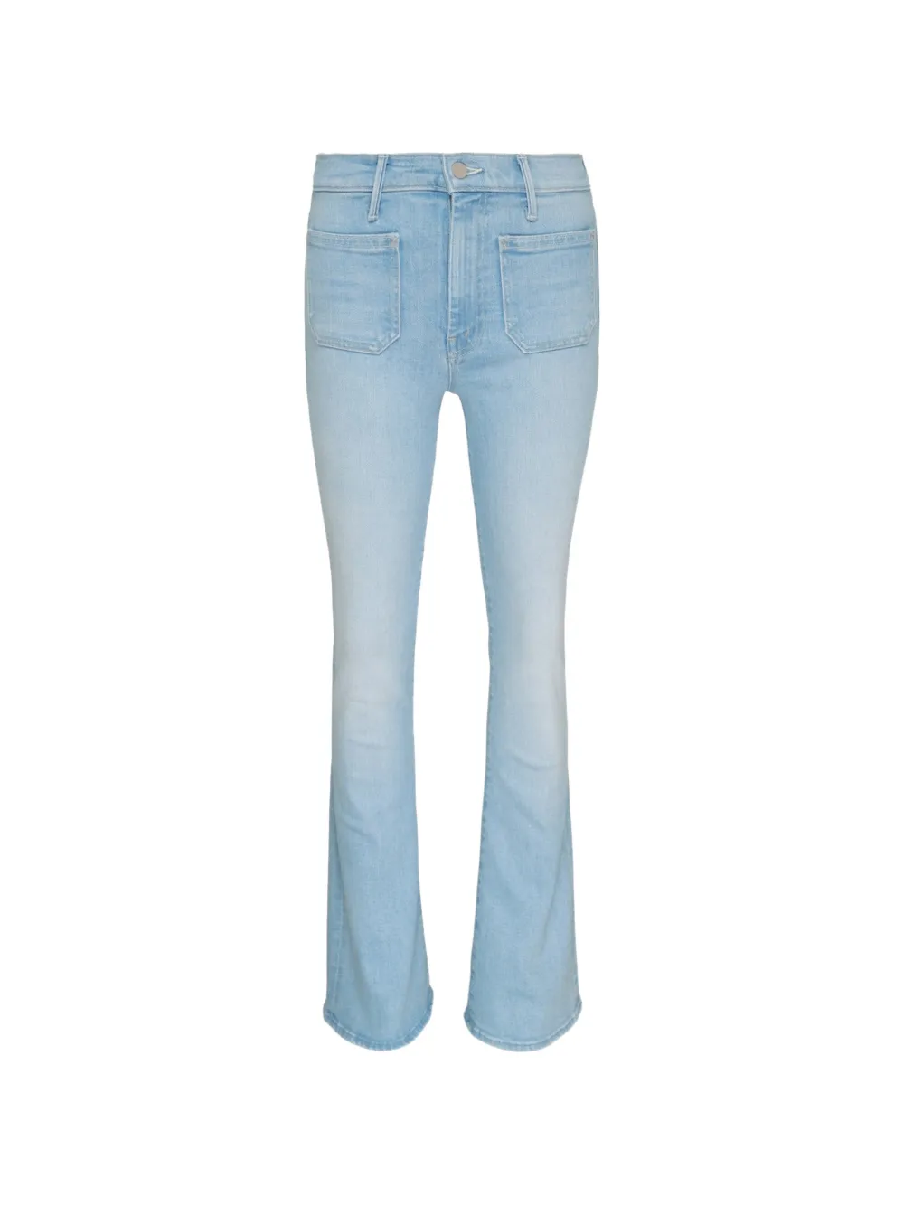 MOTHER Weekender patch-pocket jeans - Blau
