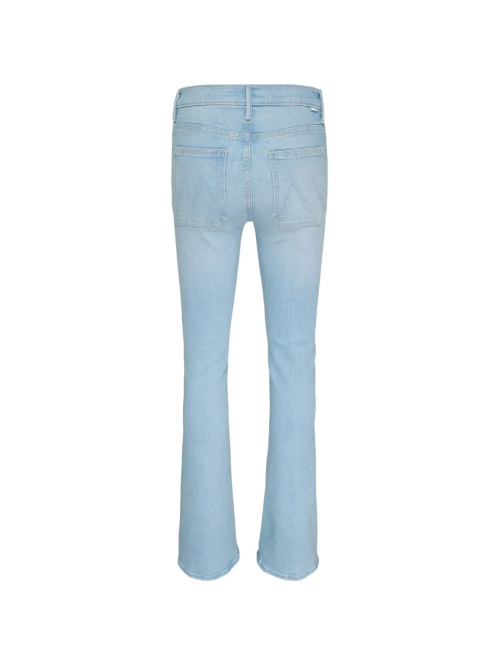 MOTHER Weekender jeans met opgestikte zak Blauw