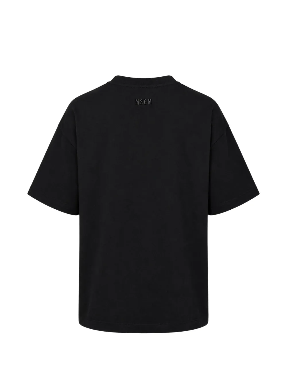 MSGM T-shirt met grafische print Zwart