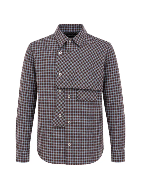Andersson Bell Maey check layered shirt