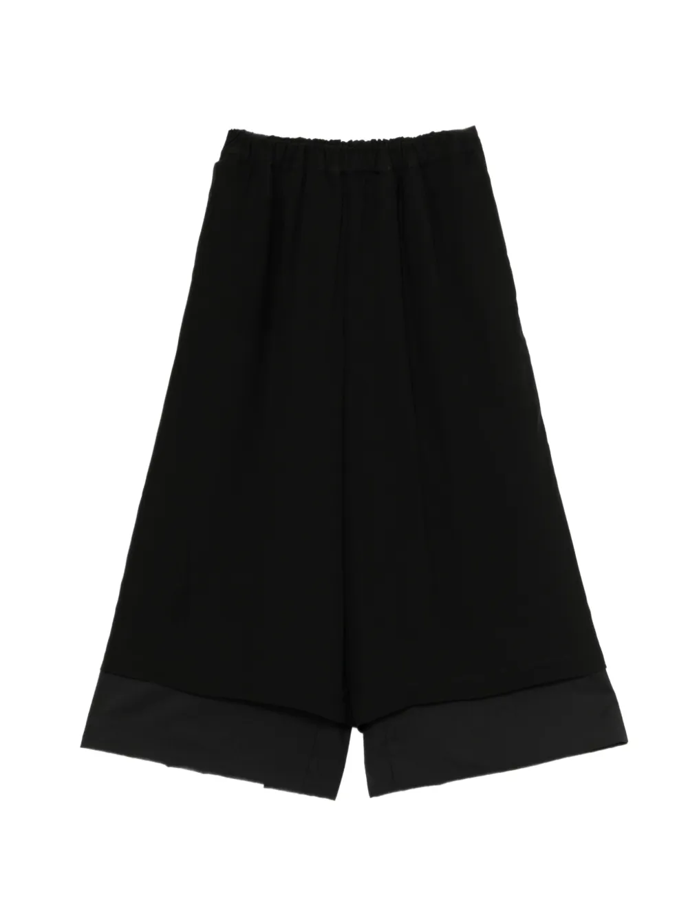 Comme Des Garçons layered wide-leg trousers