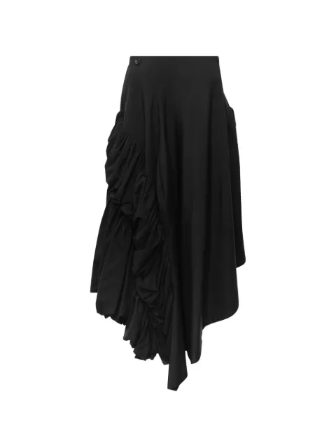 Comme Des Garçons falda midi drapeada
