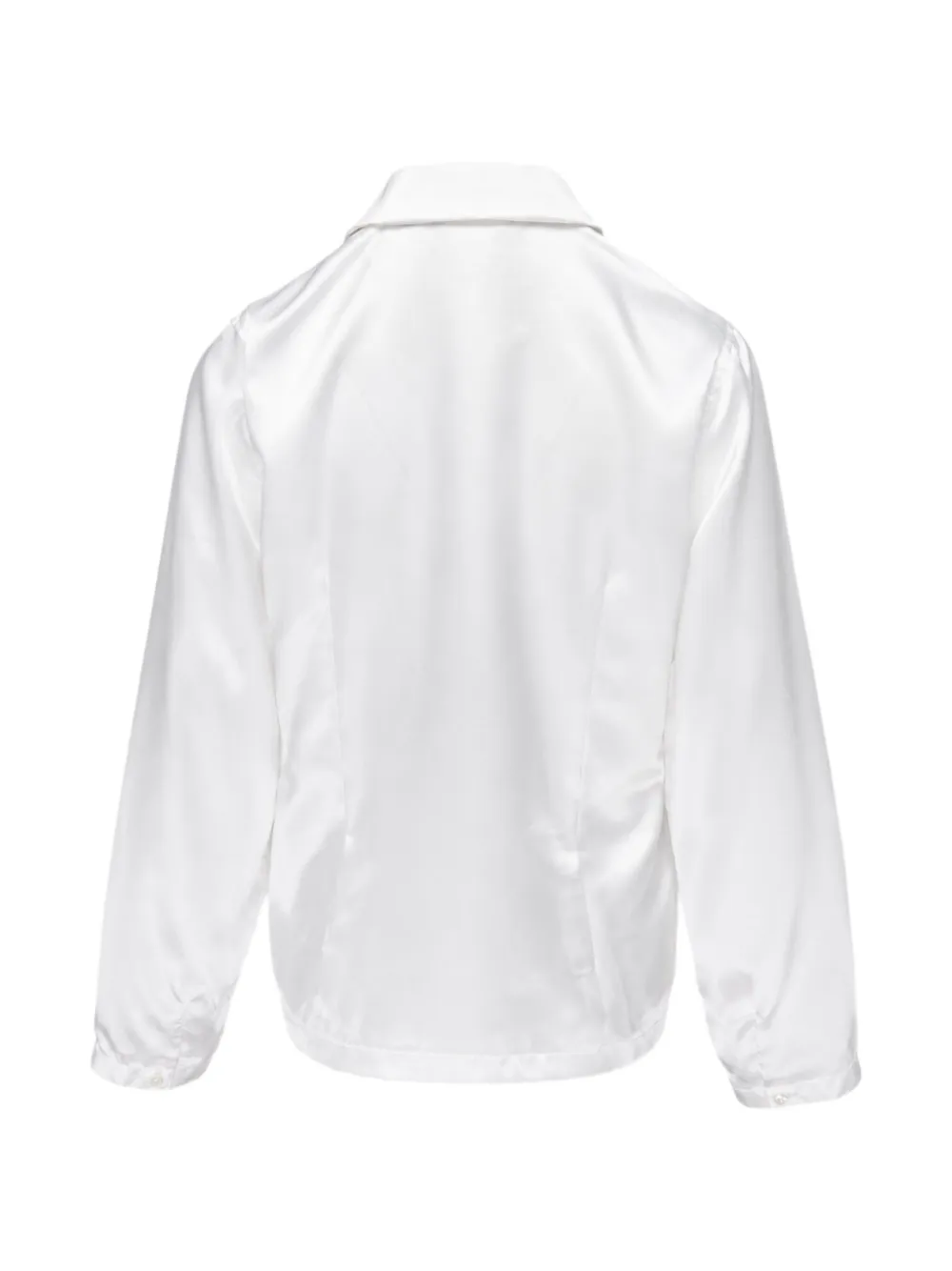 Comme Des Garçons Girl bow-embellished satin blouse Wit